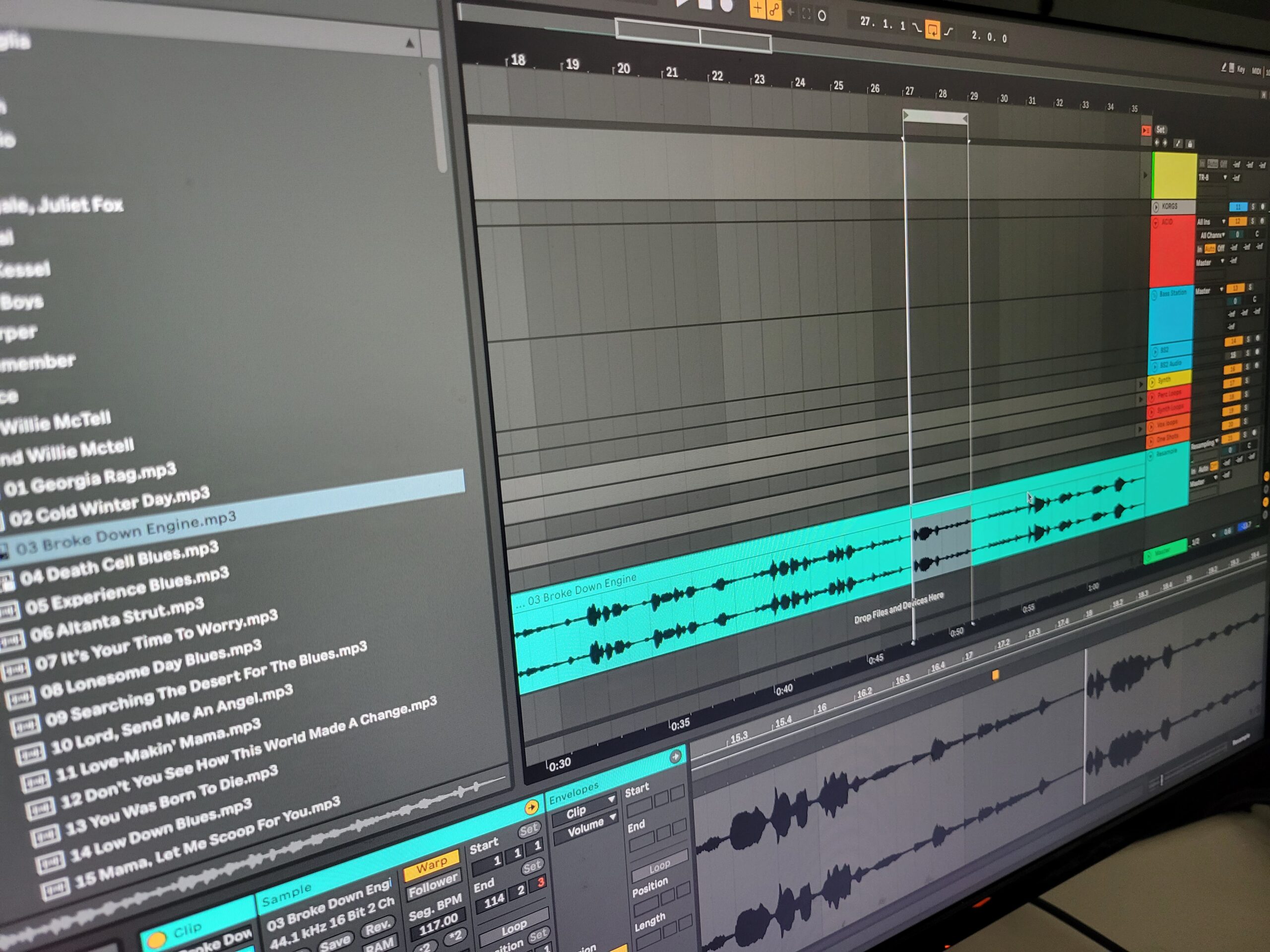 Warping Full Tracks in Ableton for Sampling